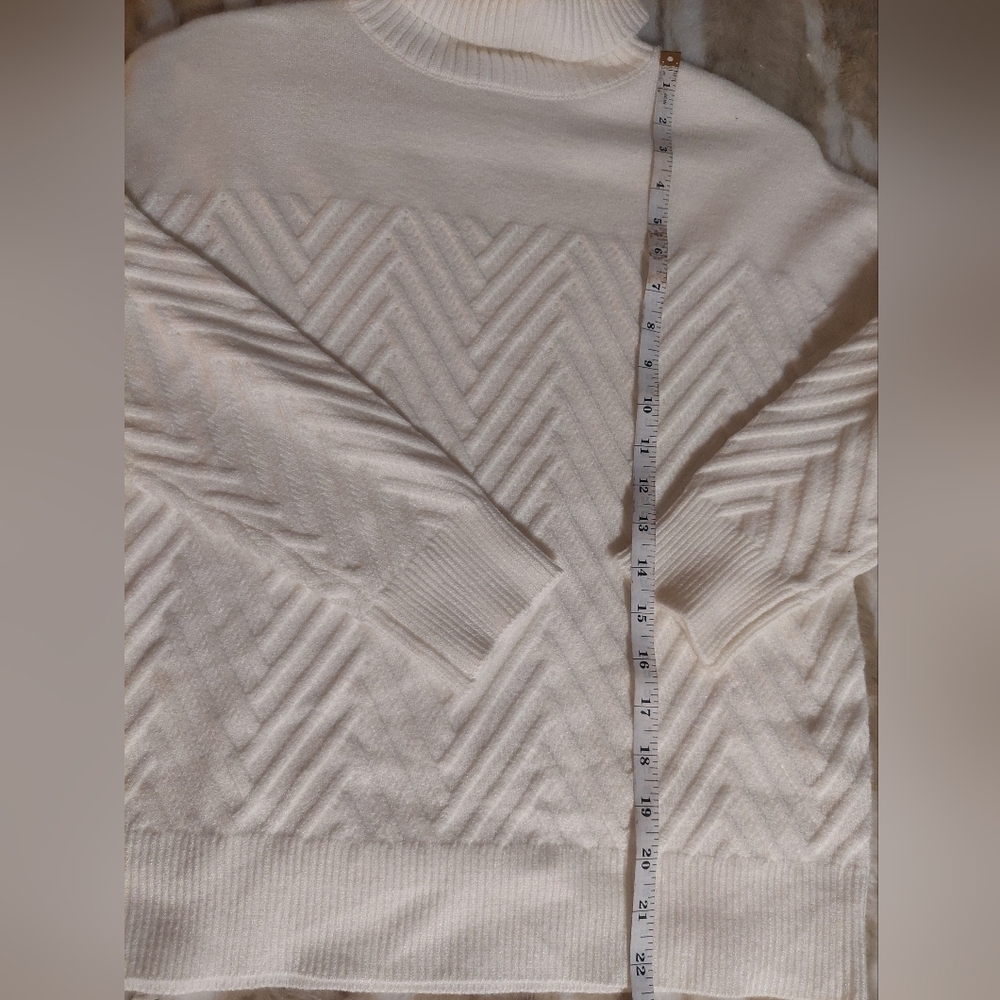 Truth Women's White Ribbed Sweatshirt - Picture 5 of 5